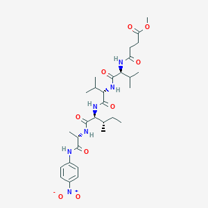 molecular formula C30H46N6O9 B1474216 MeOSuc-Val-Val-Ile-Ala-pNA CAS No. 201737-55-5