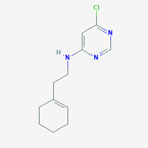6-chloro-N-(2-(cyclohex-1-en-1-yl)ethyl)pyrimidin-4-amine