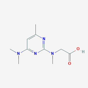 N-(4-(dimethylamino)-6-methylpyrimidin-2-yl)-N-methylglycine
