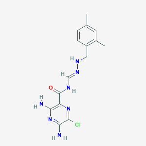 Pyrazinecarboxamide, 3,5-diamino-6-chloro-N-((((2,4-dimethylphenyl)methyl)amino)iminomethyl)-