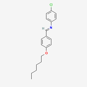 p-n-Hexyloxybenzylideneamino-p'-chlorobenzene