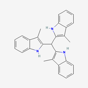 2-[bis(3-methyl-1H-indol-2-yl)methyl]-3-methyl-1H-indole