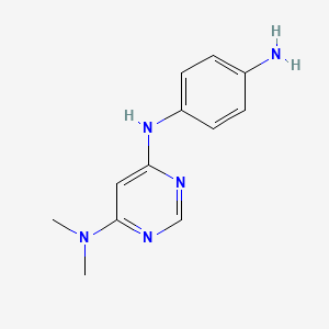 N-(4-Amino-phenyl)-N',N'-dimethyl-pyrimidine-4,6-diamine