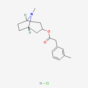 3-psi-Tropine m-tolylacetate hydrochloride