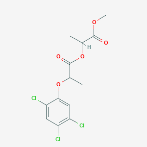 1-Methoxy-1-oxopropan-2-yl 2-(2,4,5-trichlorophenoxy)propanoate