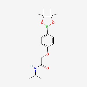 N-isopropyl-2-(4-(4,4,5,5-tetramethyl-1,3,2-dioxaborolan-2-yl)phenoxy)acetamide