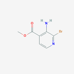molecular formula C7H7BrN2O2 B1474296 Methyl 3-amino-2-bromoisonicotinate CAS No. 1379335-16-6
