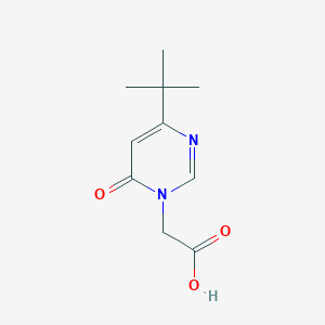 2-(4-(tert-butyl)-6-oxopyrimidin-1(6H)-yl)acetic acid