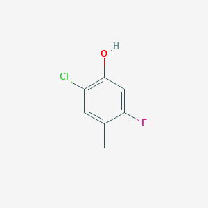 molecular formula C7H6ClFO B1474303 2-氯-5-氟-4-甲基苯酚 CAS No. 1803588-57-9