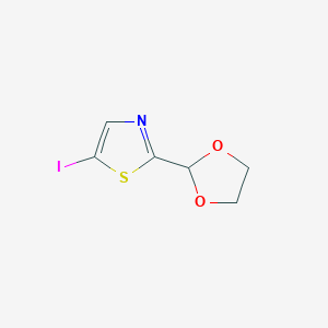 2-(1,3-Dioxolan-2-yl)-5-iodo-1,3-thiazole