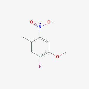 molecular formula C8H8FNO3 B1474307 1-Fluoro-2-methoxy-5-methyl-4-nitrobenzene CAS No. 3108-02-0