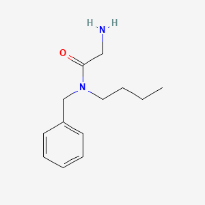 molecular formula C13H20N2O B1474309 2-氨基-N-苄基-N-丁基乙酰胺 CAS No. 1899251-36-5