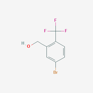 molecular formula C8H6BrF3O B1474315 (5-溴-2-(三氟甲基)苯基)甲醇 CAS No. 1214349-54-8