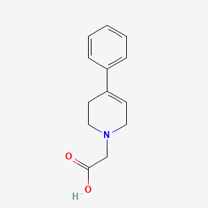 2-(4-Phenyl-1,2,3,6-tetrahydropyridin-1-yl)acetic acid