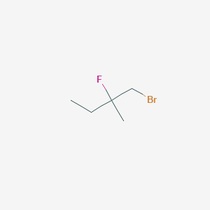 molecular formula C5H10BrF B1474327 1-Bromo-2-fluoro-2-methylbutane CAS No. 242148-55-6