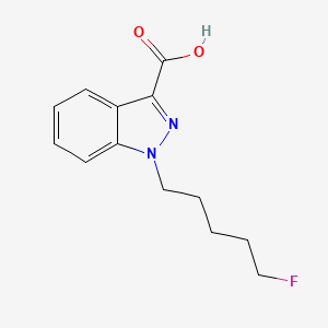 molecular formula C13H15FN2O2 B1474345 1-(5-氟戊基)-1H-吲唑-3-羧酸 CAS No. 1535166-43-8