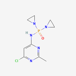 Phosphinic amide, P,P-bis(1-aziridinyl)-N-(6-chloro-2-methyl-4-pyrimidinyl)-