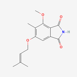 molecular formula C15H17NO4 B1474353 Zinnimide CAS No. 1199799-26-2