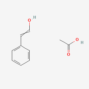 Acetic acid--2-phenylethen-1-ol (1/1)