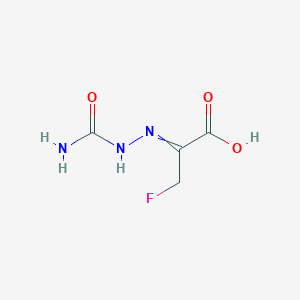 2-(Carbamoylhydrazinylidene)-3-fluoropropanoic acid