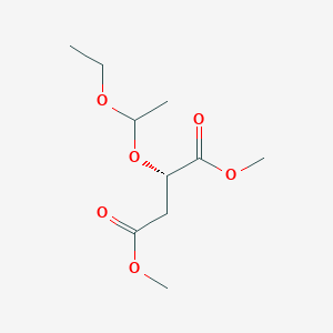 molecular formula C10H18O6 B1474361 (2S)-dimethyl 2-(1-ethoxyethoxy)succinate CAS No. 554427-59-7