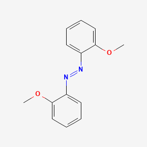 molecular formula C14H14N2O2 B14743626 Bis(2-methoxyphenyl)diazene CAS No. 38890-74-3