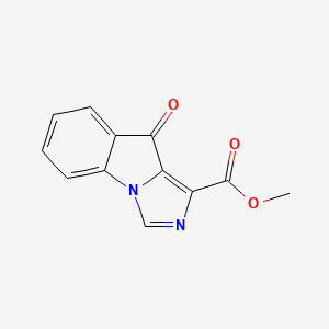 molecular formula C12H8N2O3 B1474363 9-オキソ-9H-イミダゾ[1,5-a]インドール-1-カルボン酸メチル CAS No. 1189567-17-6