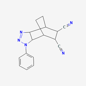 1-Phenyl-3a,4,5,6,7,7a-hexahydro-1h-4,7-ethanobenzotriazole-5,6-dicarbonitrile