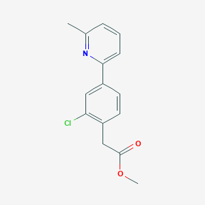 Methyl 2-(2-chloro-4-(6-methylpyridin-2-yl)phenyl)acetate
