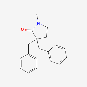 molecular formula C19H21NO B1474369 3,3-Dibenzyl-1-methyl-2-pyrrolidinone CAS No. 1290070-60-8