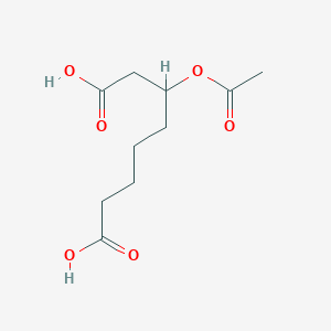 molecular formula C10H16O6 B1474371 3-(Acetyloxy)octanedioic acid CAS No. 938447-60-0