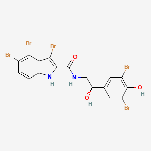 molecular formula C17H11Br5N2O3 B1474373 aspidostomide C CAS No. 1610046-62-2