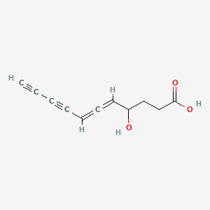 molecular formula C11H10O3 B14743741 Nemotinic acid CAS No. 539-98-0