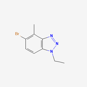5-bromo-1-ethyl-4-methyl-1H-benzo[d][1,2,3]triazole