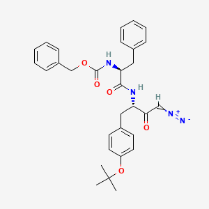 molecular formula C31H34N4O5 B1474381 Z-Phe-Tyr(OtertBut)-CHN..2.. CAS No. 86-03-3