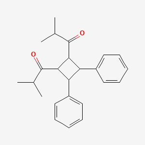 1,1'-(3,4-Diphenylcyclobutane-1,2-diyl)bis(2-methylpropan-1-one)