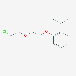 2-[2-(2-Chloroethoxy)ethoxy]-4-methyl-1-propan-2-ylbenzene