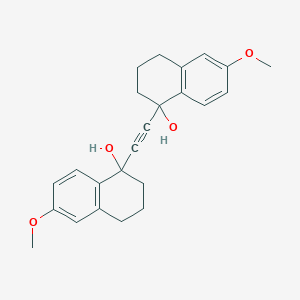 1,1'-Ethyne-1,2-diylbis(6-methoxy-1,2,3,4-tetrahydronaphthalen-1-ol)