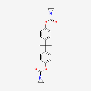 [4-[2-[4-(Aziridine-1-carbonyloxy)phenyl]propan-2-yl]phenyl] aziridine-1-carboxylate