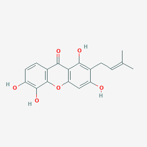 9H-Xanthen-9-one, 1,3,5,6-tetrahydroxy-2-(3-methyl-2-butenyl)-