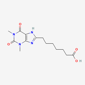 7-(1,3-Dimethyl-2,6-dioxo-2,3,6,7-tetrahydro-1h-purin-8-yl)heptanoic acid