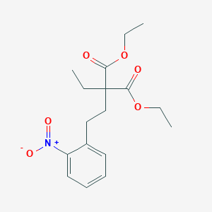 Diethyl ethyl[2-(2-nitrophenyl)ethyl]propanedioate