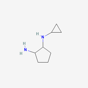 molecular formula C8H16N2 B1474411 N1-cyclopropylcyclopentane-1,2-diamine CAS No. 1936365-71-7
