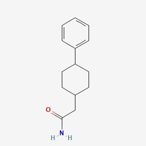 Cyclohexaneacetamide, 4-phenyl-