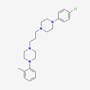 1-(4-Chlorophenyl)-4-[3-[4-(2-methylphenyl)piperazin-1-yl]propyl]piperazine