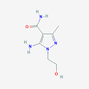 5-Amino-1-(2-hydroxyethyl)-3-methylpyrazole-4-carboxamide