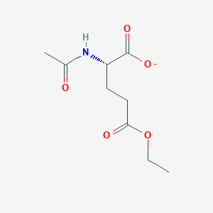 (2S)-2-Acetamido-5-ethoxy-5-oxopentanoate