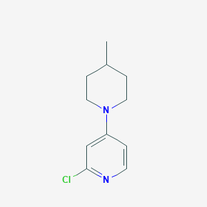 2-Chloro-4-(4-methylpiperidin-1-yl)pyridine