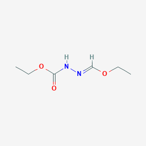 Ethyl(1E)-N-ethoxycarbonyl methanehydrazonate