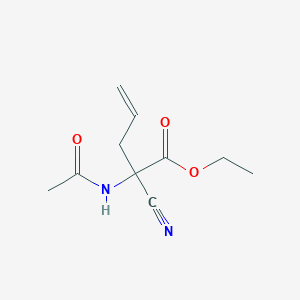 Ethyl 2-(acetylamino)-2-cyanopent-4-enoate